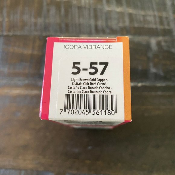 Schwarzkopf Igora Vibrance Tone on Tone #5-57 Light Brown Gold Copper, 2.02 oz - Picture 3 of 3